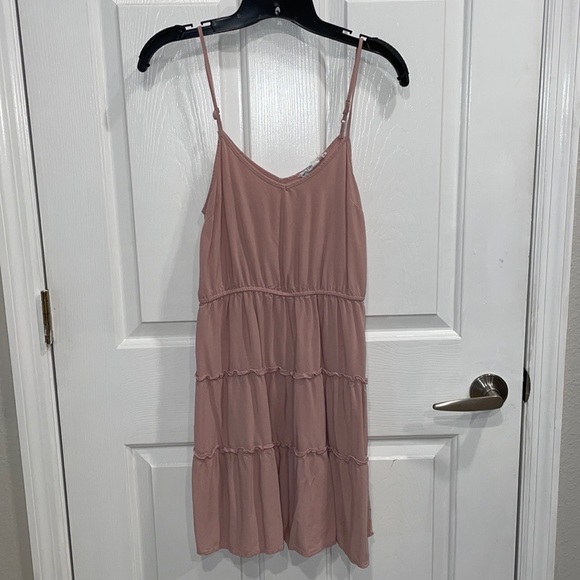 Pink Rose Summer Dress Sz M - Picture 3 of 7